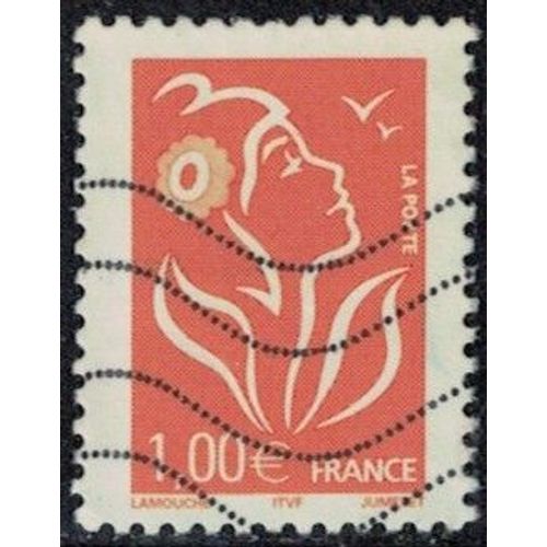 France 2005 Oblitéré Used Marianne De Lamouche Orange 1 Euro Y&t Fr 3739 Su