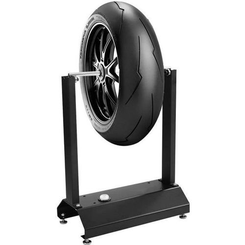 Costway Équilibreuse De Roue De Moto Statique Universel En Aluminium Avec Cônes De Centrage Réglables Portatif Pour Garage