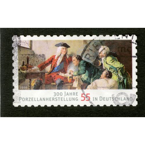 Timbre Oblitéré 300 Jahre Porzellanherstellung In Deutschland, 2010, 55