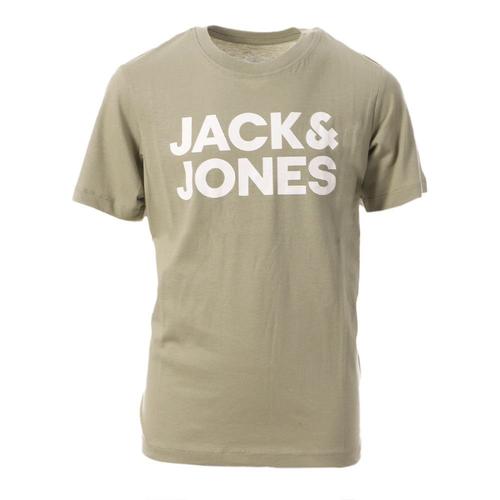 T-Shirt Kaki Garçon Jack & Jones Corp