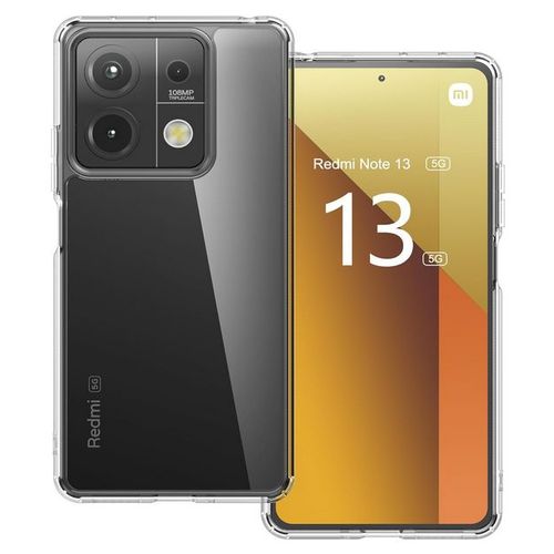 Coque Pour Xiaomi Redmi Note 13 5g - Housse Etui Silicone Gel Fine + Verre Trempe - Transparent Tpu