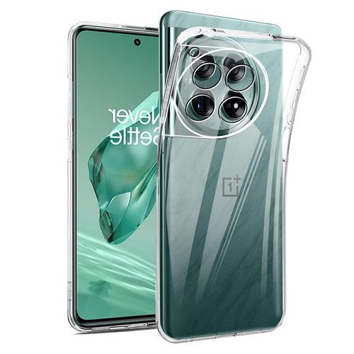 Coque Pour Oneplus 12 5g - Housse Etui Silicone Gel Fine + Verre Trempe - Transparent Tpu