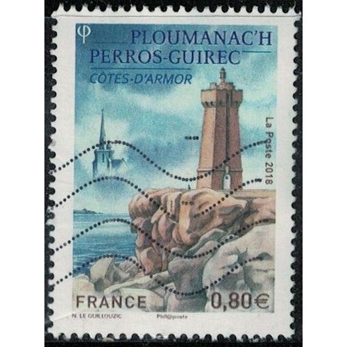 France 2018 Oblitéré Used Ploumanac'h Perros Guirec Côtes D'armor Y&t Fr 5244 Fr