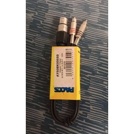 2X RCA - 1X XLR (0.6m)