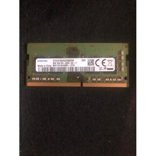RAM 8GB /Samsung SO-DIMM DDR4 2666 MHz PC4 / M471A1K43DB1-CTD