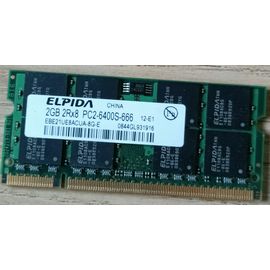 Mémoire RAM ELPIDA 2Go DDR2 SO-DIMM