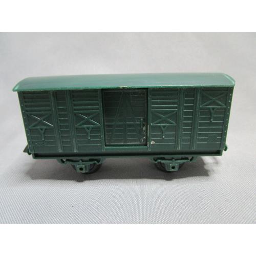 Aq640 Jouef Ho 1/87 Wagon Marchandises Couvert Vert Sncf Attelage A Croc Ref 635-Jouef