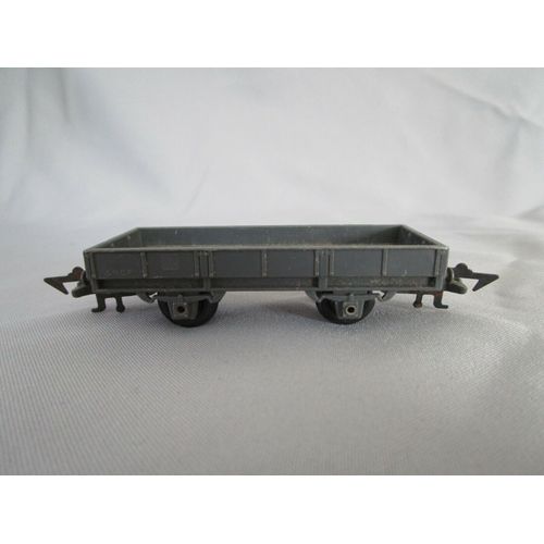 Aq522 Jouef Ho 1/87 Wagon Plat Gris Tp Attelage A Croc-Jouef