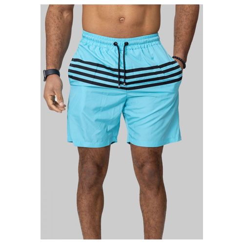 Short De Bain Bleu Homme