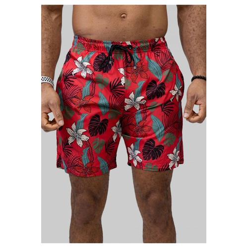 Short De Bain Rouge Homme