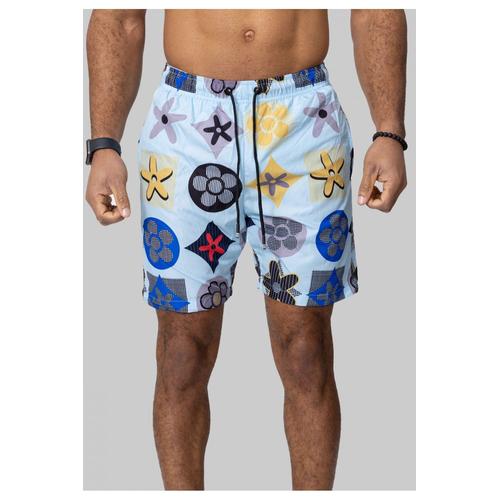 Short De Bain Bleu Homme