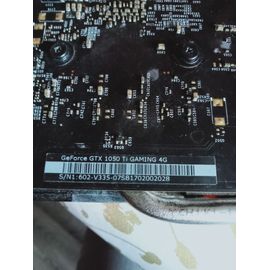 MSI GeForce GTX 1050TI gaming 4g