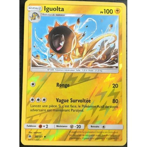 Iguolta Reverse - Sl06:Lumière Interdite - 38/131 - Carte Pokemon