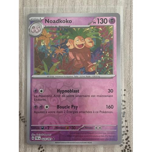 Carte Pokémon Noadkoko-024/091-Reverse-Ev 4,5 Destinée De Paldea 