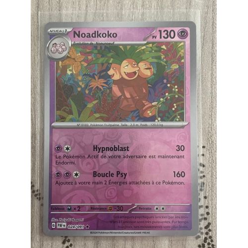 Carte Pokémon Noadkoko-024/091-Reverse-Ev 4,5 Destinée De Paldea 