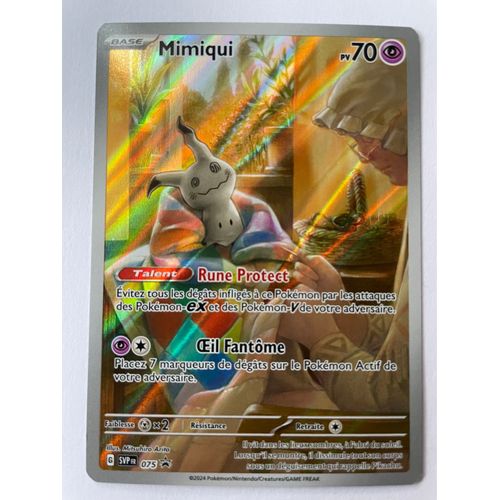 Carte Pokémon Mimiqui 075 Destinées De Paldea Fr