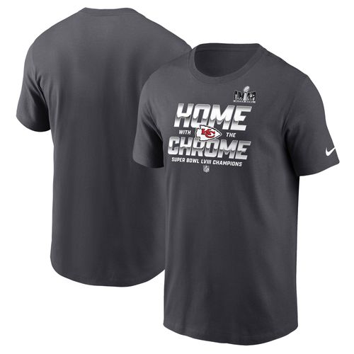 T-Shirt Nike Anthracite Pour Hommes Des Chiefs De Kansas City Super Bowl Lviii Champions Parade