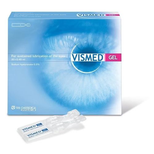 Vismed Gel 20 X Doses De 0,45 Ml Gel De Douche - Gel De Bain - Creme De Douche - Creme De Bain 
