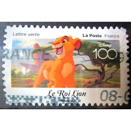 2023. Timbre Autoadhésif Disney 100: Le Roi Lion.