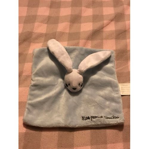 Doudou Lapin Bleu Mon Premier Doudou Kimbaloo 26cm