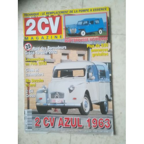 2cv Magazine 28 De 2002 2cv Azul,Baby Brousse