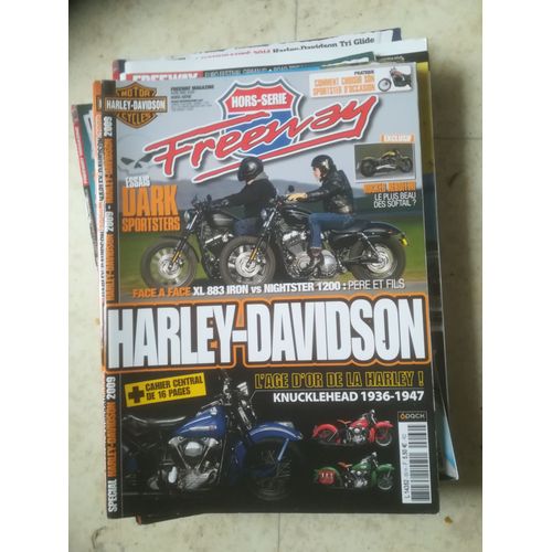 Freeway Hors Serie 60 De 2009 Sportster 883 Iron,Knucklehead,1200 Nightster,X Cross Bones,Rocker C,883 Custom,Monza Vrsc,Petrali