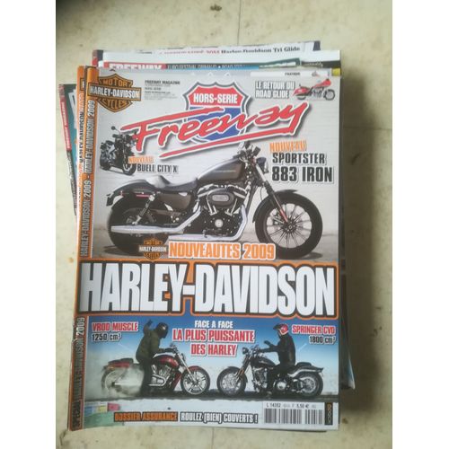 Freeway Hors Serie 59 De 2009 Knievel,Cvo Springer,V Rod Muscle,Buell 1125 Cr,Street Rod,Night Train,Xr1200