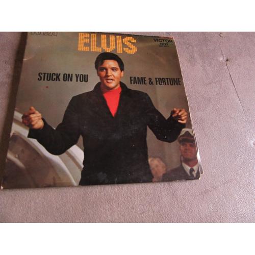 45 Tours Elvis Presley : Stuck On You ; Fame Fortune Ref Victor 49793