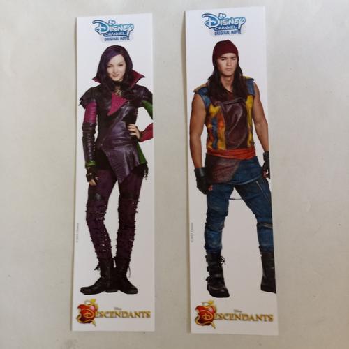 2 Marques Pages Thé Descendants Disney