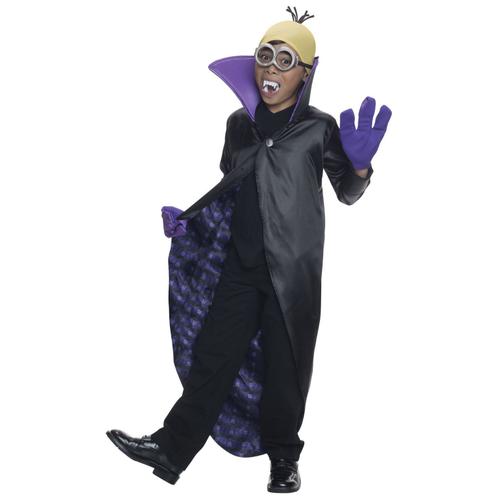 Minion Dracula Boys Fancy Dress Costume Size 8 To 10 Years