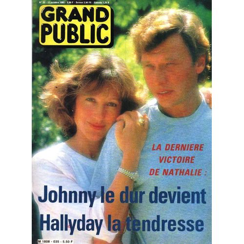 Grand Public 35 1983 Johnny Hallyday Baye/Sardou/Agostina Belli/Michele Torr/Annie Girardot/Dali/Maryse Gildas/Castelli/Patrick Duffy/Chamberlain/Clayderman/Annie Cordy/Tilton