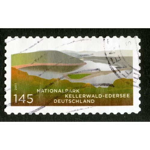 Timbre Oblitéré Deutschland, Nationalpark Kellerwald-Edersee, 2011, 145