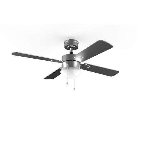 Cecotec Ventilateur de plafond avec Energysilence Aero 5350 Black Design. 30W, diamètre 52 ?avec 3 lames, moteur DC, lumière LED, télécommande, minuterie et mode d'hiver-été