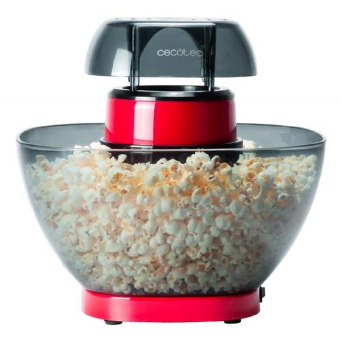 Cecotec Machine à popcorn électrique Fun&Taste P'Corn Easy. Machine à popcorn, 1200 W, Système d'injection d'air, Bol amovible, Couvercle antiadhésif et amovible, Design compact