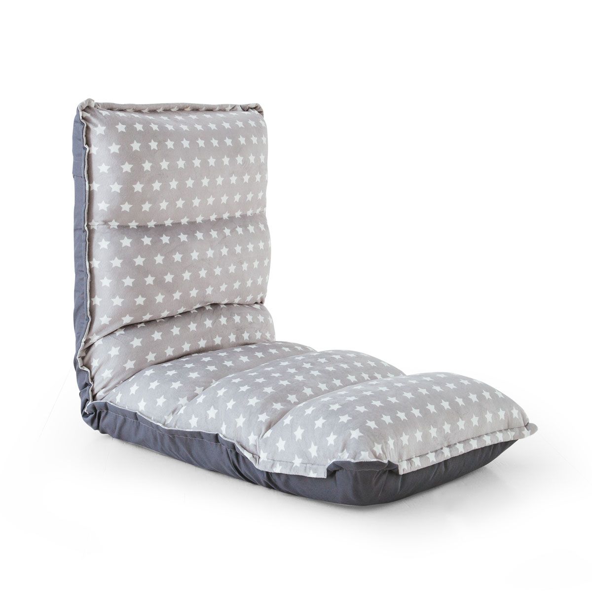 Oxybul | Fauteuil Multi-Positions Étoiles Gris Et Blanc | 2 Ans - 12 Ans