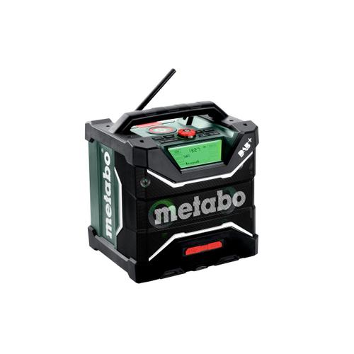Metabo Radio de chantier sans fil avec fonction de chargement de la batterie, sans batterie ni chargeur RC 12-18 32W BT DAB+ (600779850)
