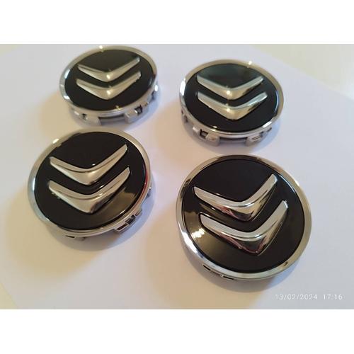 4× Centre De Roue Enjoliveur Cache Moyeu De Jante Citroën  D'origine  Cabochon De Roue  C2 C3 C4 C5 C6 Ds3 Ds4 Ds5 Ref 9670585877. 9670585977 Diamètre 60mm