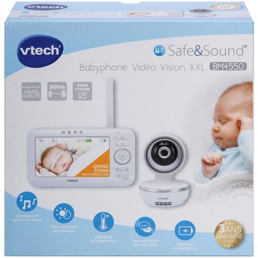 VTech BABYPHONE VIDEO VISION XXL BM4550