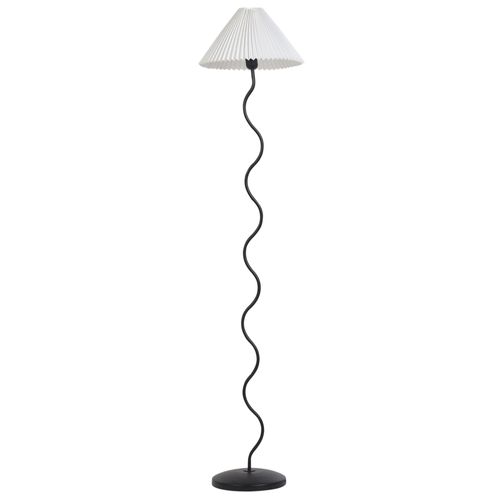 Lampadaire En Métal Noir Et Blanc 161 Cm Jikawo