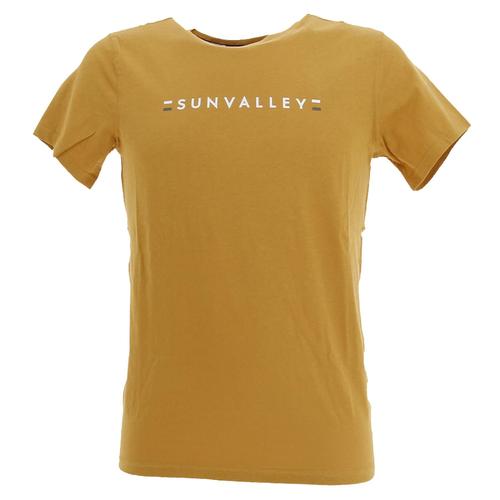 Tee Shirt Manches Courtes Sun Valley Tee Shirt Mc Jaune