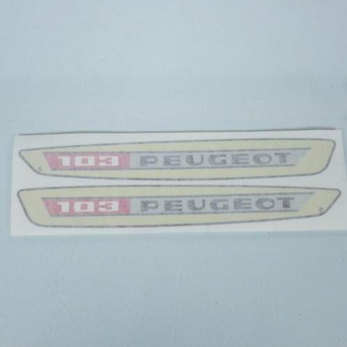 Autocollant Stickers De Réservoir Blanc 280x38mm Pour Mobylette Peugeot 103