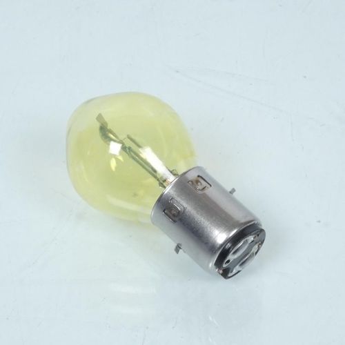 Ampoule De Phare Optique Avant Ba20d Jaune 12v 35/35w Neuf Pour Moto Ancienne