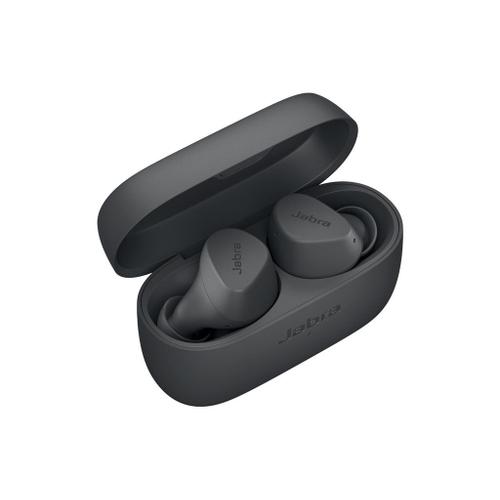 Jabra Elite 2 - Écouteurs sans fil avec micro - intra-auriculaire - Bluetooth - isolation acoustique - gris foncé