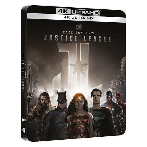 Zack Snyder's Justice League - 4k Ultra Hd - Édition Steelbook Limitée