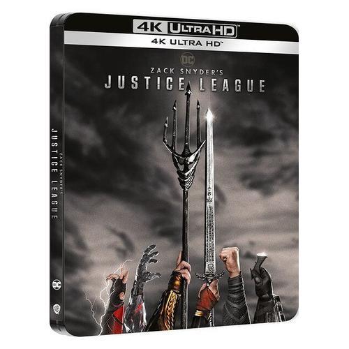 Zack Snyder's Justice League - 4k Ultra Hd - Édition Steelbook Limitée