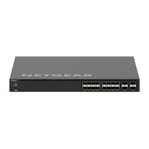 NETGEAR M4350-16V4C - Commutateur - C3 - Géré - 16 x 1/10/25 Gigabit SFP28 + 4 x 40/100 Gigabit QSFP28 - flux d'air de l'avant vers l'arrière - Montable sur rack