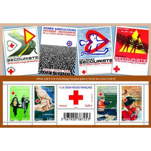 Au Profit De La Croix Rouge : Le Bénévolat Feuillet 4621 Année 2011 N° 4621 4622 4623 4624 4625 Yvert Et Tellier Luxe