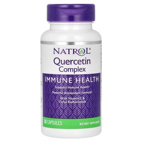 Natrol Complexe De Quercétine, Santé Immunitaire, 50 Capsules 
