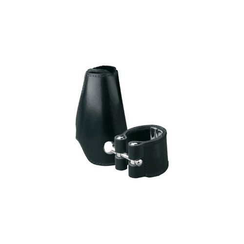 Vandoren Lc25l - Ligature Cuir Clarinette Sib Allemande + Couvre-Bec Cuir