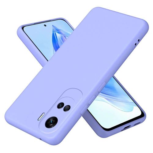 Coque Pour Huawei Honor 90 Lite 5g - Housse Etui Silicone Gel Fine + Verre Trempe - Mauve